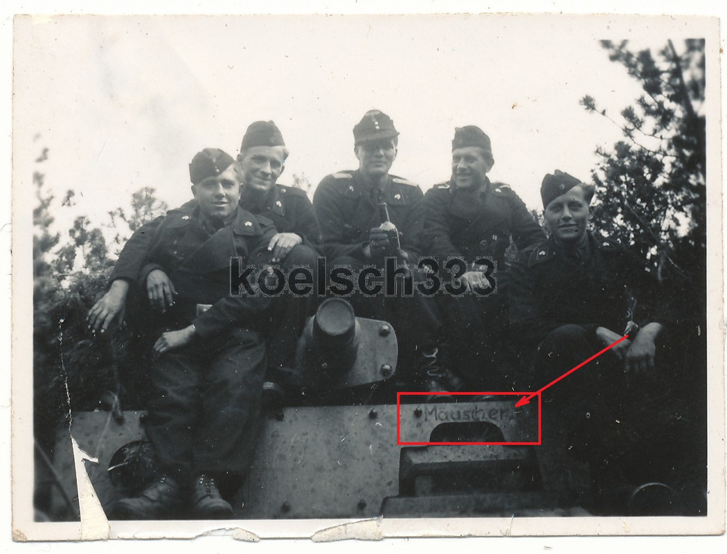 Panzermänner Panzer III Ausf. N Kennung - Mäusch