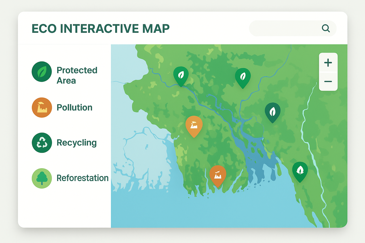 Bangladesh's First Interactive Environmental Map – See Your Name on It!