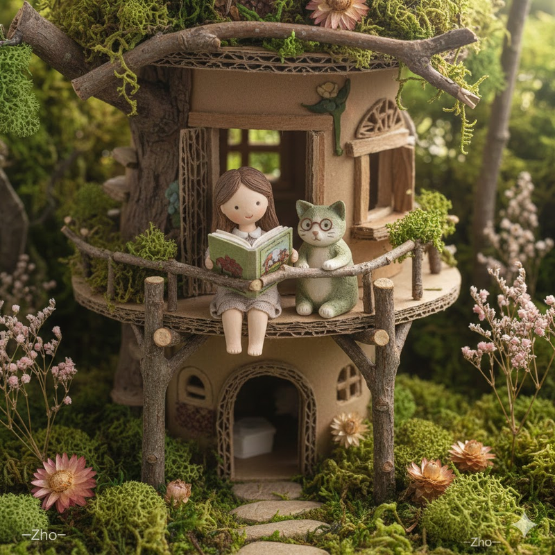 Cảnh thu nhỏ dễ thương