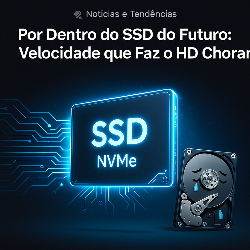 Por Dentro do SSD do Futuro: Velocidade que Faz o HD Chorar