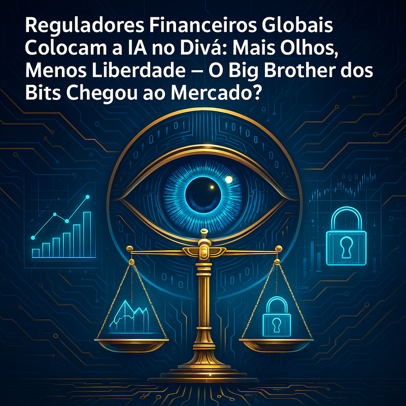 Reguladores Financeiros Globais Colocam a IA no Divã: Mais Olhos, Menos Liberdade – O Big Brother dos Bits Chegou ao Mercado?
