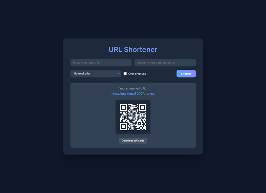 FastAPI URL Shortener