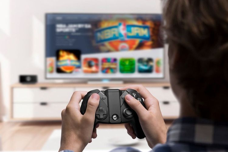 ilustrasi bermain game
