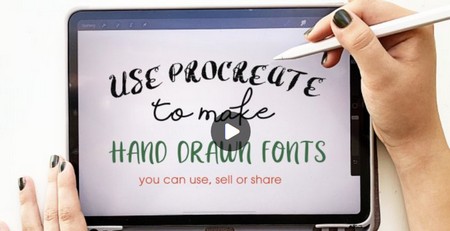Make Hand Lettered Fonts Using Procreate!