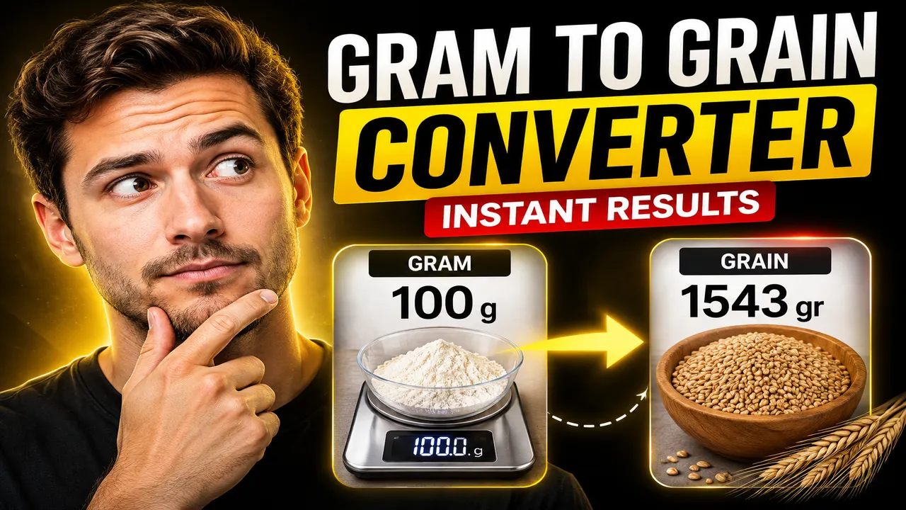 Gram To Grain Converter Online