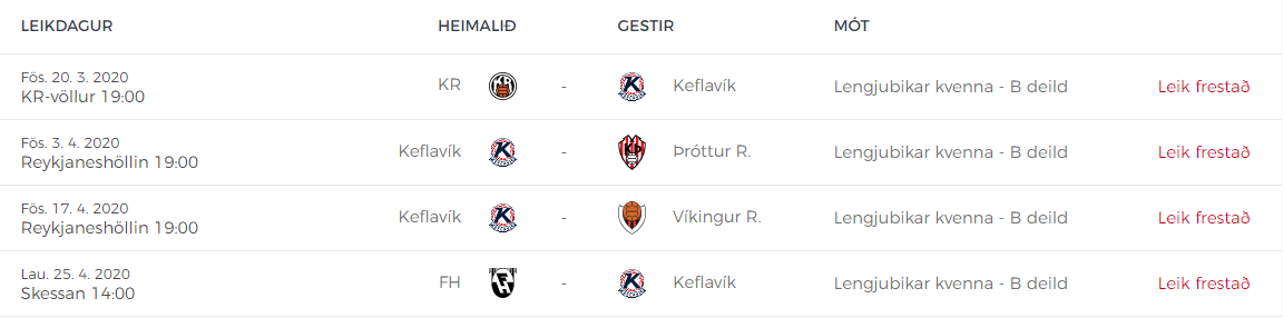 Engar útsetningar út apríl 😥 Engar útsetningar út apríl 😥