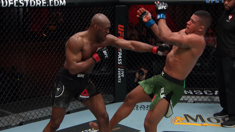 Най-доброто от UFC 258 на забавен кадър