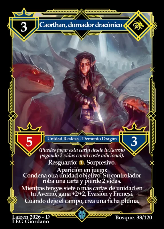 CAORTHAN, DOMADOR DRACÓNICO