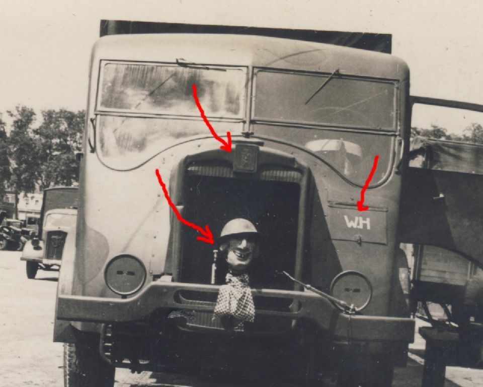 Foto RENNES Frankreich - französischer BEUTE LKW