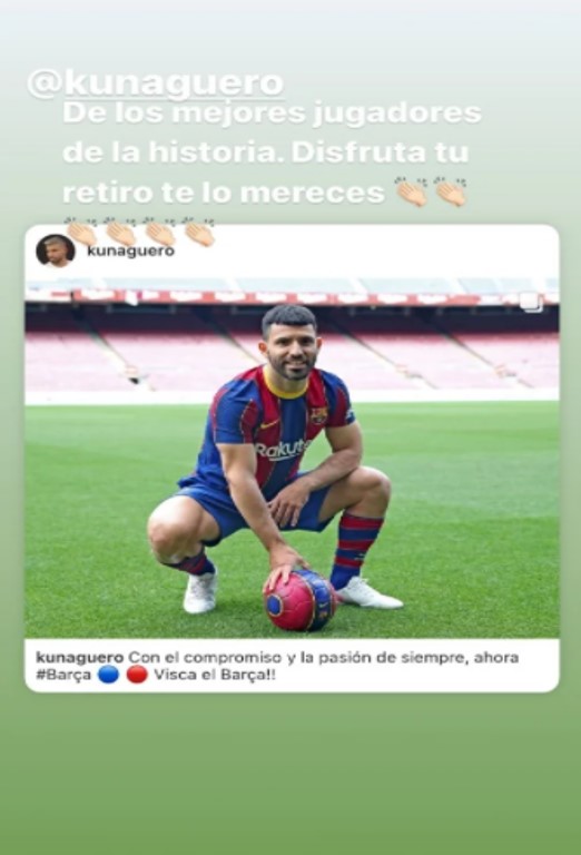 Canelo Álvarez envía emotivo mensaje a Sergio Agüero por su retiro