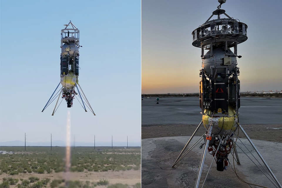Campo de pruebas de la superficie lunar de Astrobotic simula la Luna para realizar pruebas de carga útil