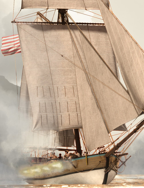 Armed Virginia Sloop