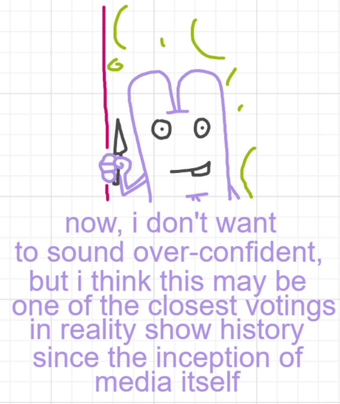 A panel from A Murder On The, episode six of the Board Boards object show by Furretwalk/WalkingFurret.