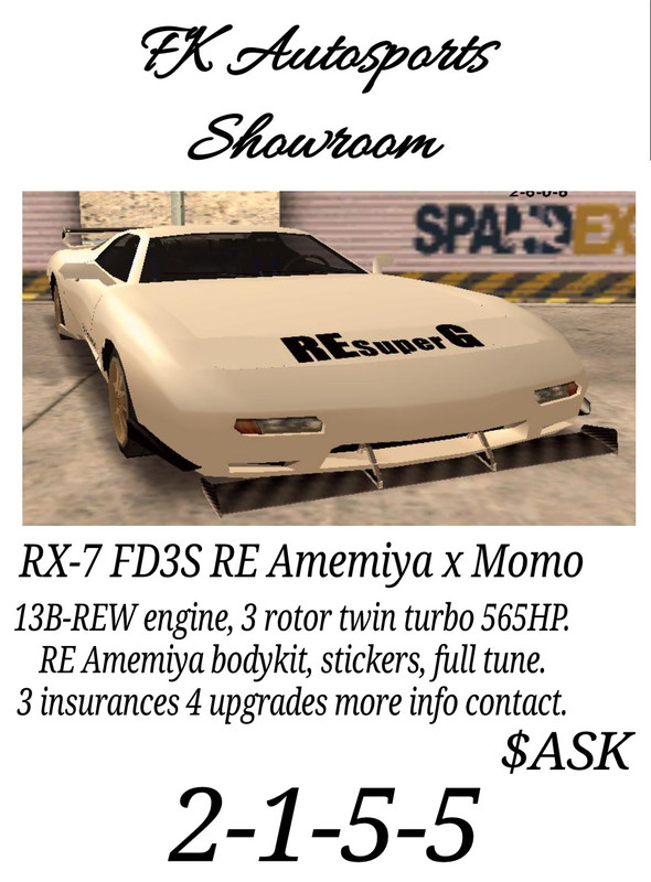 [FK AUTOSPORTS] RX-7 FD3S RE Amemiya x Momo (ZR-350) FK-Autosports-RX-7-FD3-S-RE-Amemiya