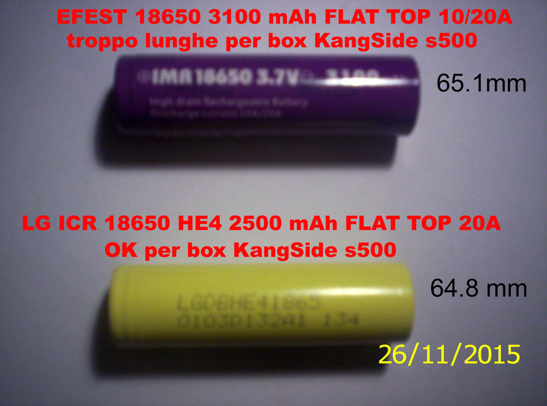 Batterie per KangSide s500