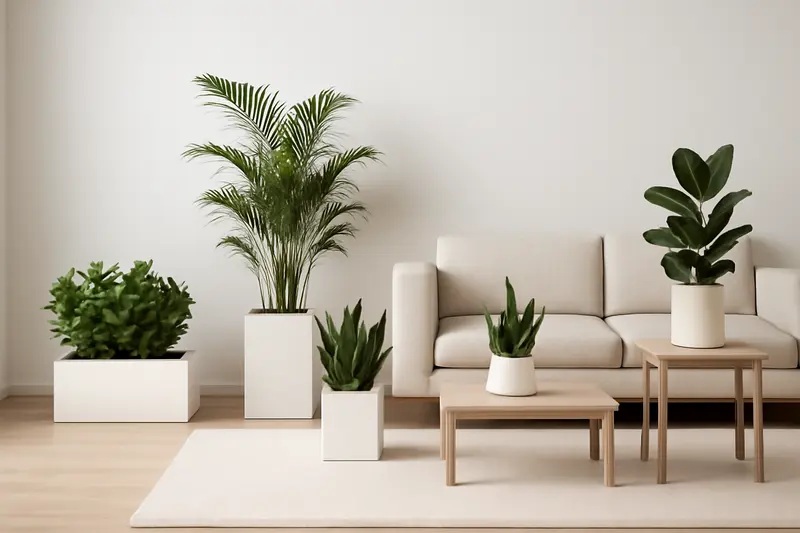 прямоугольный горшок для цветов