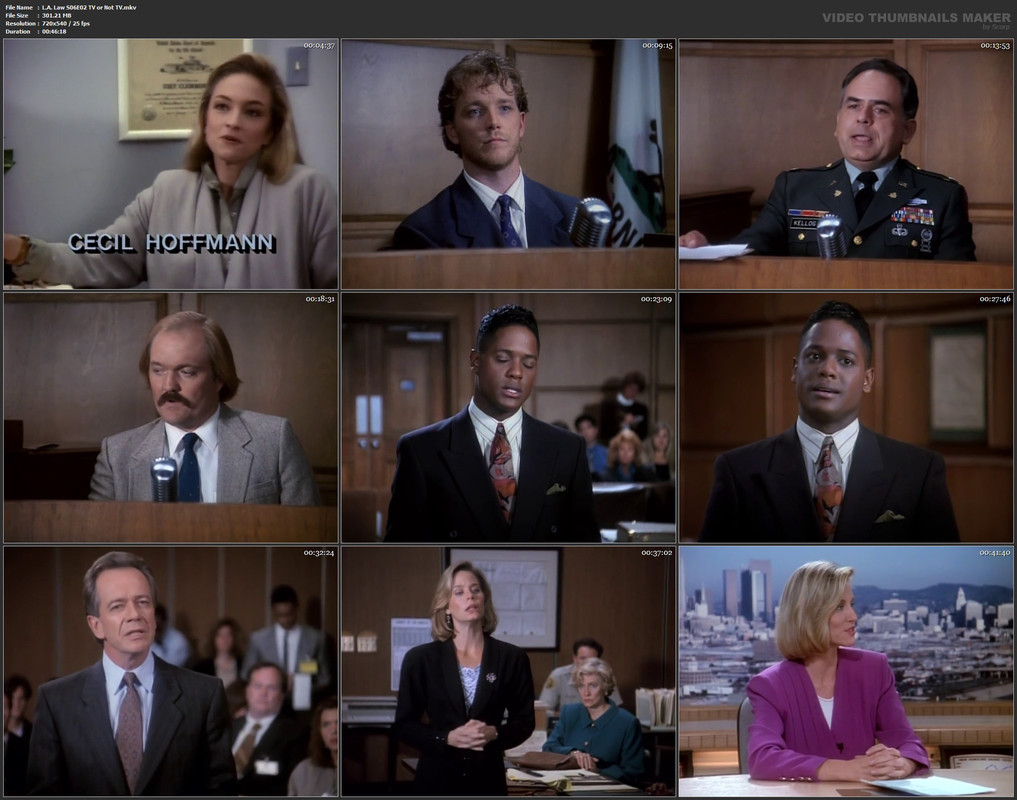 L.A. Law S06E02 TV or Not TV.mkv
