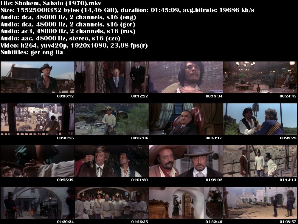 Sbohem, Sabato / Indio Black, sai che ti dico (1970)