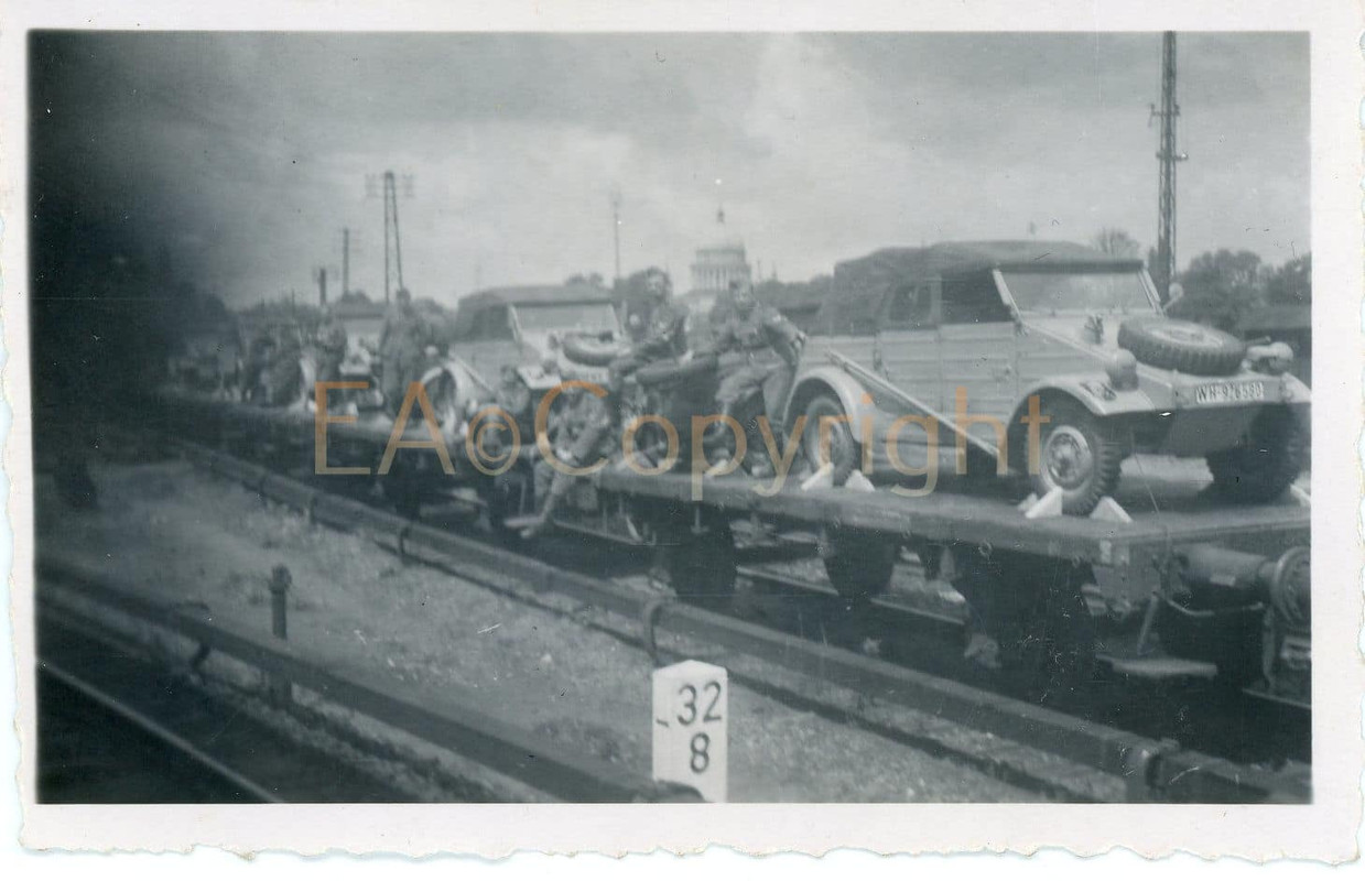 Russland VW Typ 82 Kübelwagen Wagen Auto zug Abt