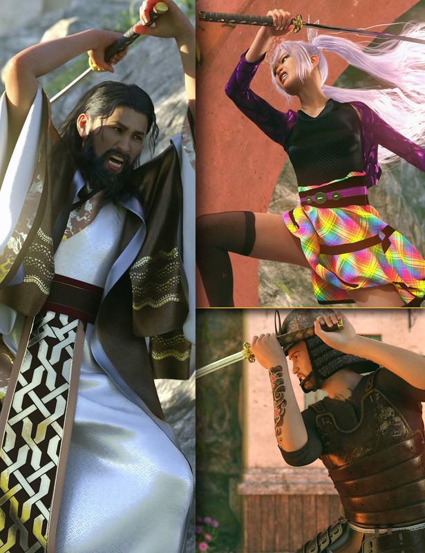 An Honorable Duel Poses for Genesis 8 An Honorable Duel Poses for Genesis 8