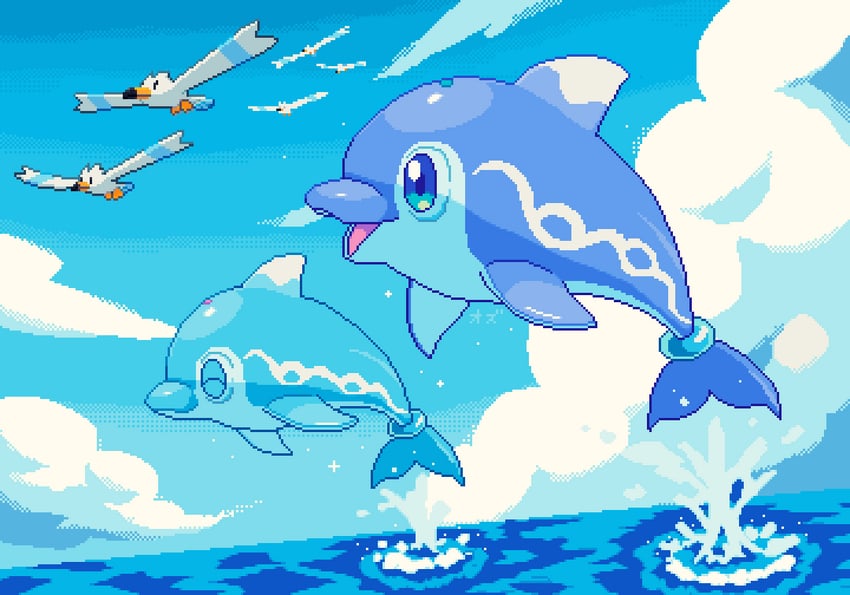 wingull-and-finizen-pokemon-drawn-by-ozz