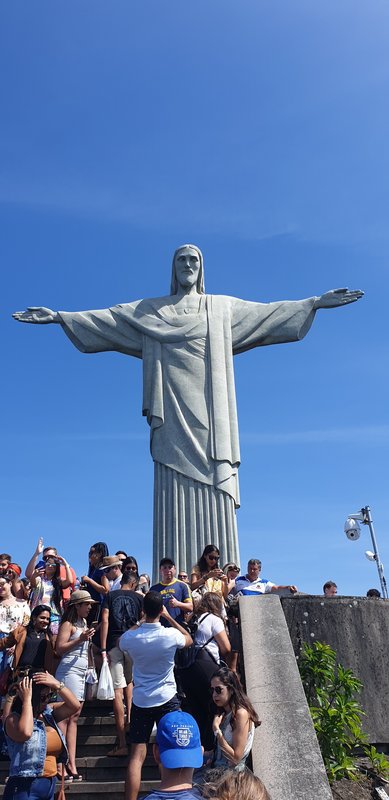 RÍO DE JANEIRO Y RUTA POR ARGENTINA POR LIBRE. AGOSTO 2019 - Blogs de Brasil - DOMINGO 18 AGOSTO 2019: Visita al Cristo Redentor (8)