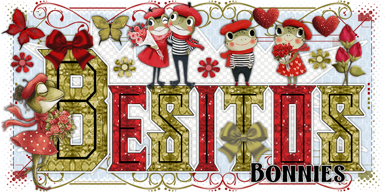 Besos Frogs in Love bonnies