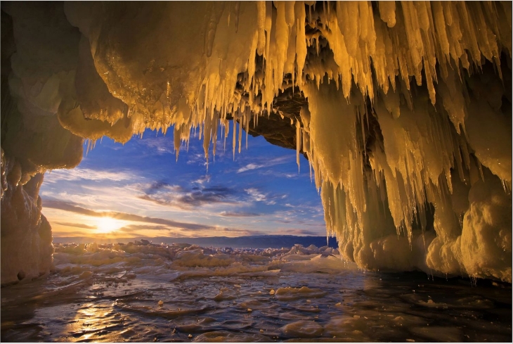 Russia-Lake-Winter-Sunrise-sunset-Baikal