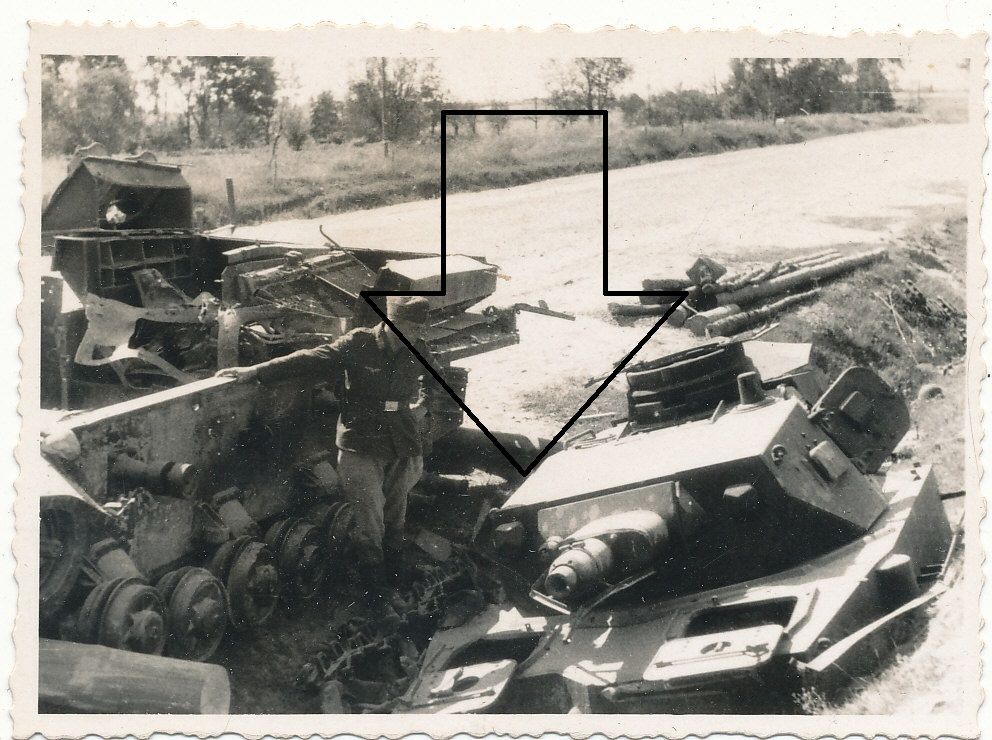 ZERSTÖRTER DEUTSCHER PANZER  ODER IV IN POLEN