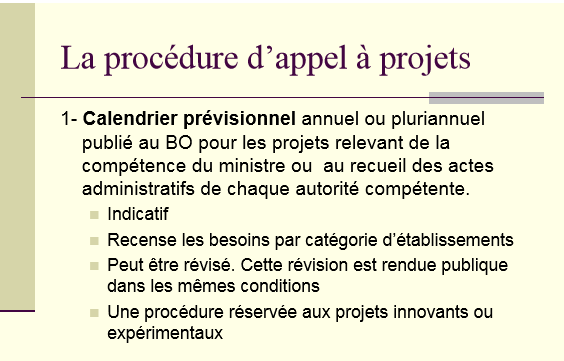 Appels à projets ou commande publique?