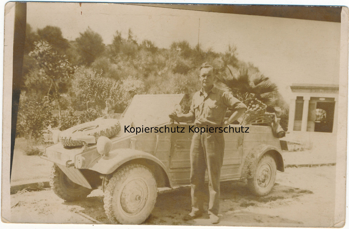 DAK Italien Südfront Griechenland  VW Kübel Kübe