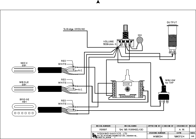 Ibanez W96034 (RBM100,RBM400)