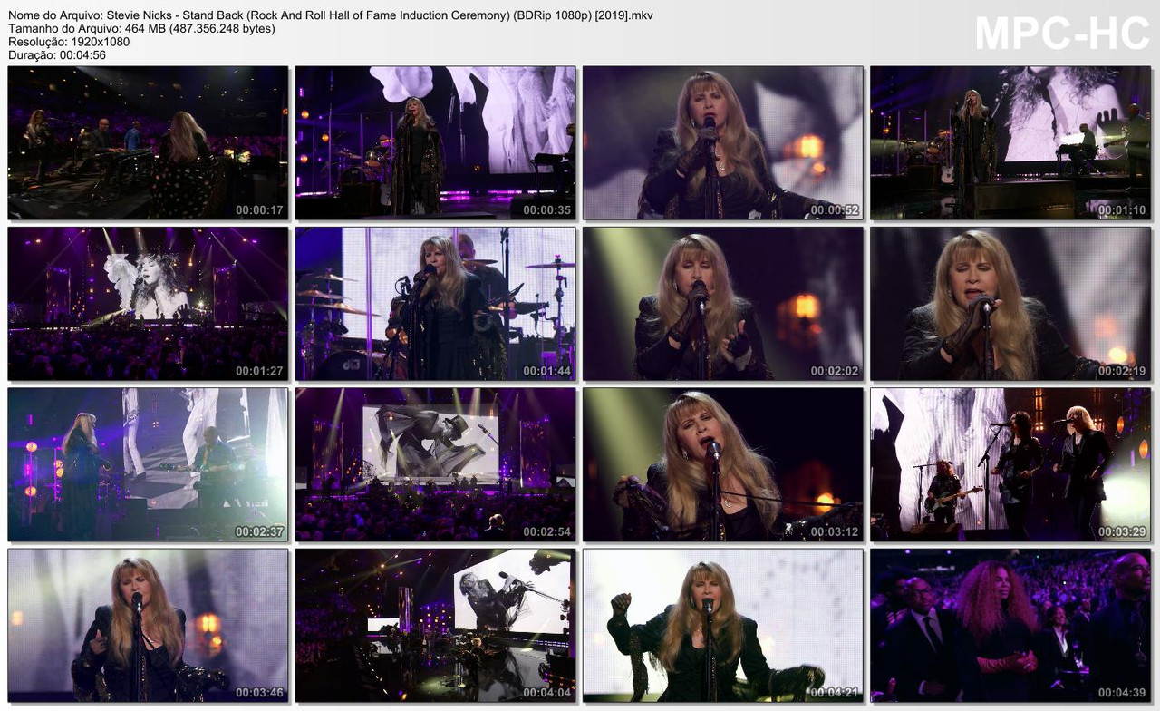 Stevie Nicks - Stand Back (Rock And Roll Hall of Fame Induction Ceremony) (BDRip 1080p) [2019]