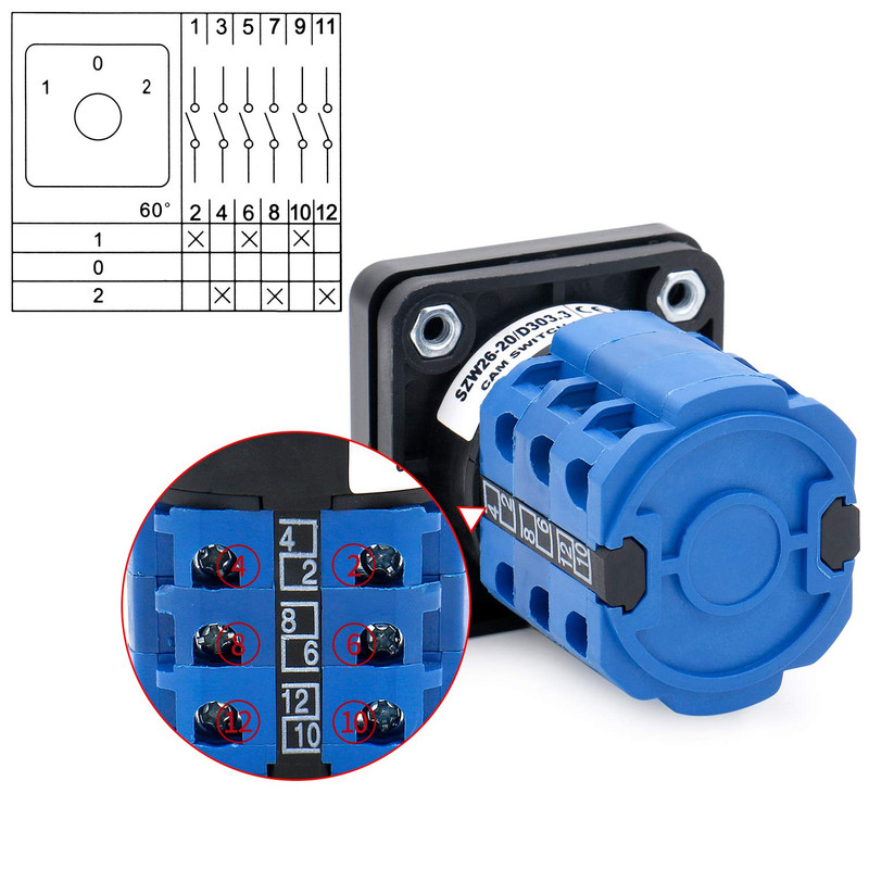 Conexión de un motor monofásico con conmutador rotativo de 3 posiciones?  Alguien podría ayudarme por favor - ForoElectricidad.com