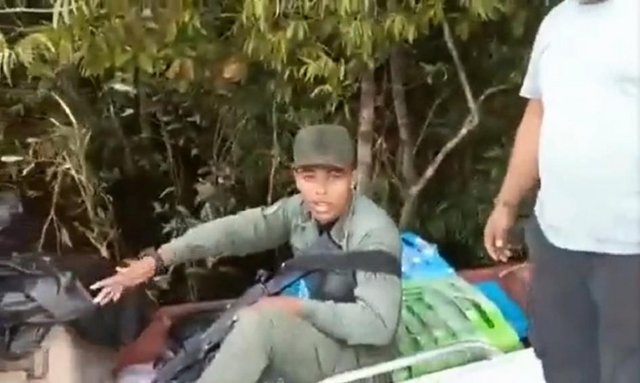 Soldado venezolano presuntamente en territorio colombiano Soldado venezolano presuntamente en territorio colombiano