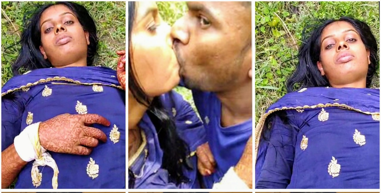 Newly married tamil bhabhi outdoor Show her hairy pussy