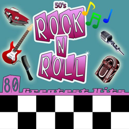 d4faca57 77d9 4c7a b3bd 22d5ba48a661 - VA - 50s Rock n Roll (80 Greatest Hits) (2014)