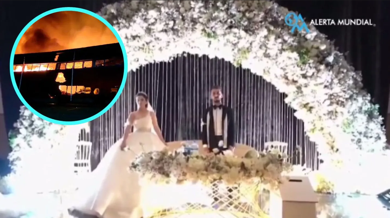 Así fue la boda antes del incendio que mató a más de 100 en Irak