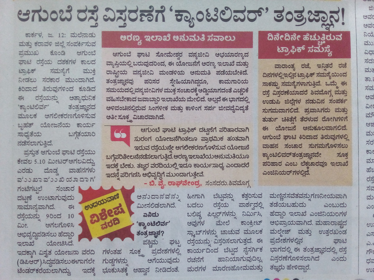 Agumbe cantilever 140142