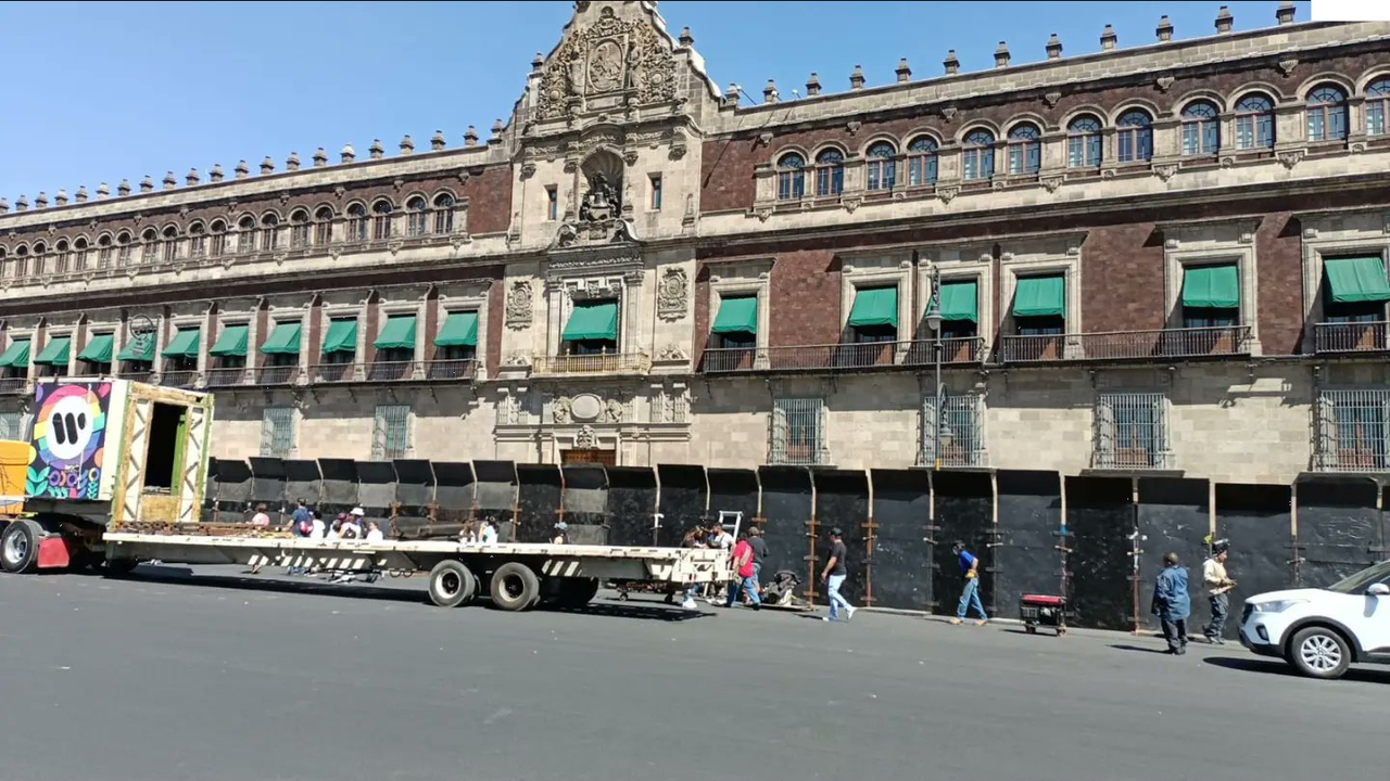Palacio Nacional es un búnker, previo a la marcha a favor del INE
