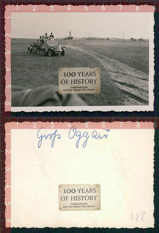 Orig. Foto Halbkette SdKfz Panzer Tank Geschütz 