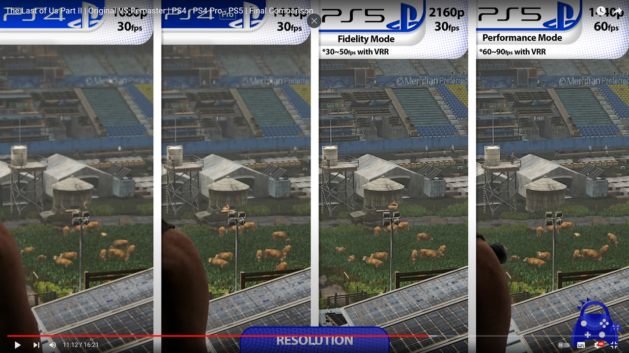 Comparison of The Last of Us Part 2 Remastered on PS4 and PS5 show  non-existent differences - Meristation