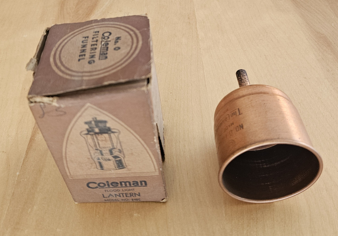 ライト・ランタン Coleman No.0 Aluminum Funnel Old Coleman Parts > Lanterns > Coleman No. 0 Funnel with Box