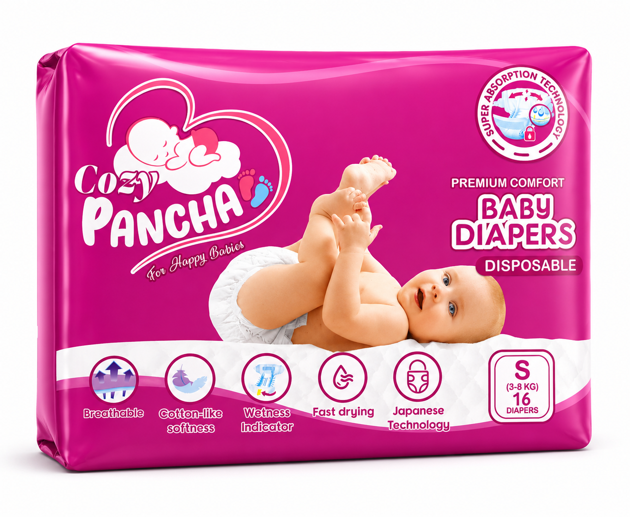 Pancha Baby (S) 16Pcs