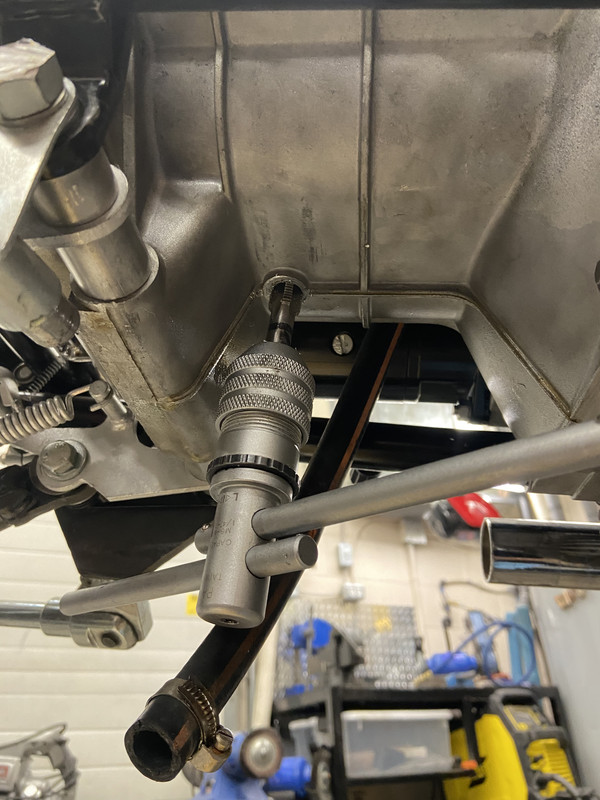 Stripped drain plug threads