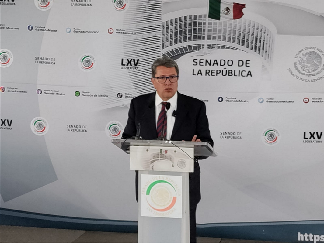 Relevo en el PRI no afectará trabajos del Senado: Monreal