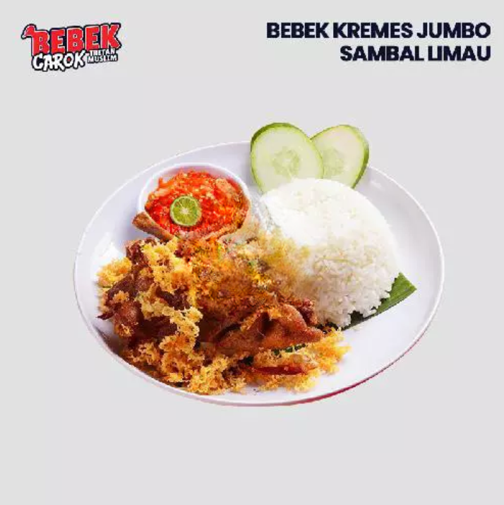 Bebek Jumbo Kremes Sambal Limau