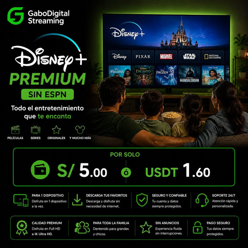 Disney+ Premium SIN ESPN (PERFIL)