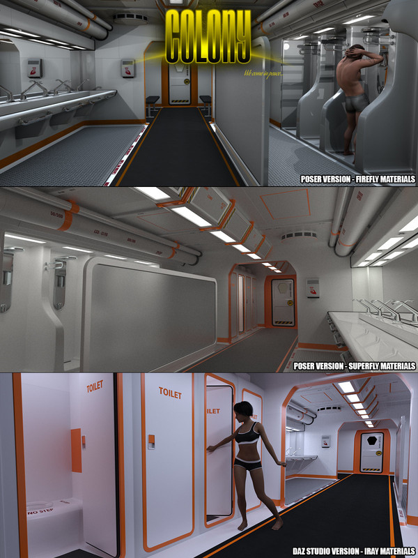Colony SNT Block for Poser and DS Colony SNT Block for Poser and DS
