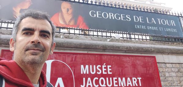 Exposiciones dos días antes del robo en el Louvre. - París: Exposición Jacques-Louis David, Sargent, Greuze y Georges de la Tour (164)